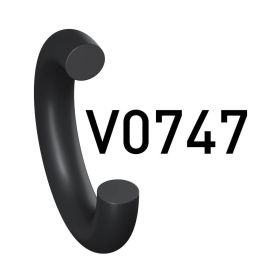 2-0003 V0747-75 FKM schwarz